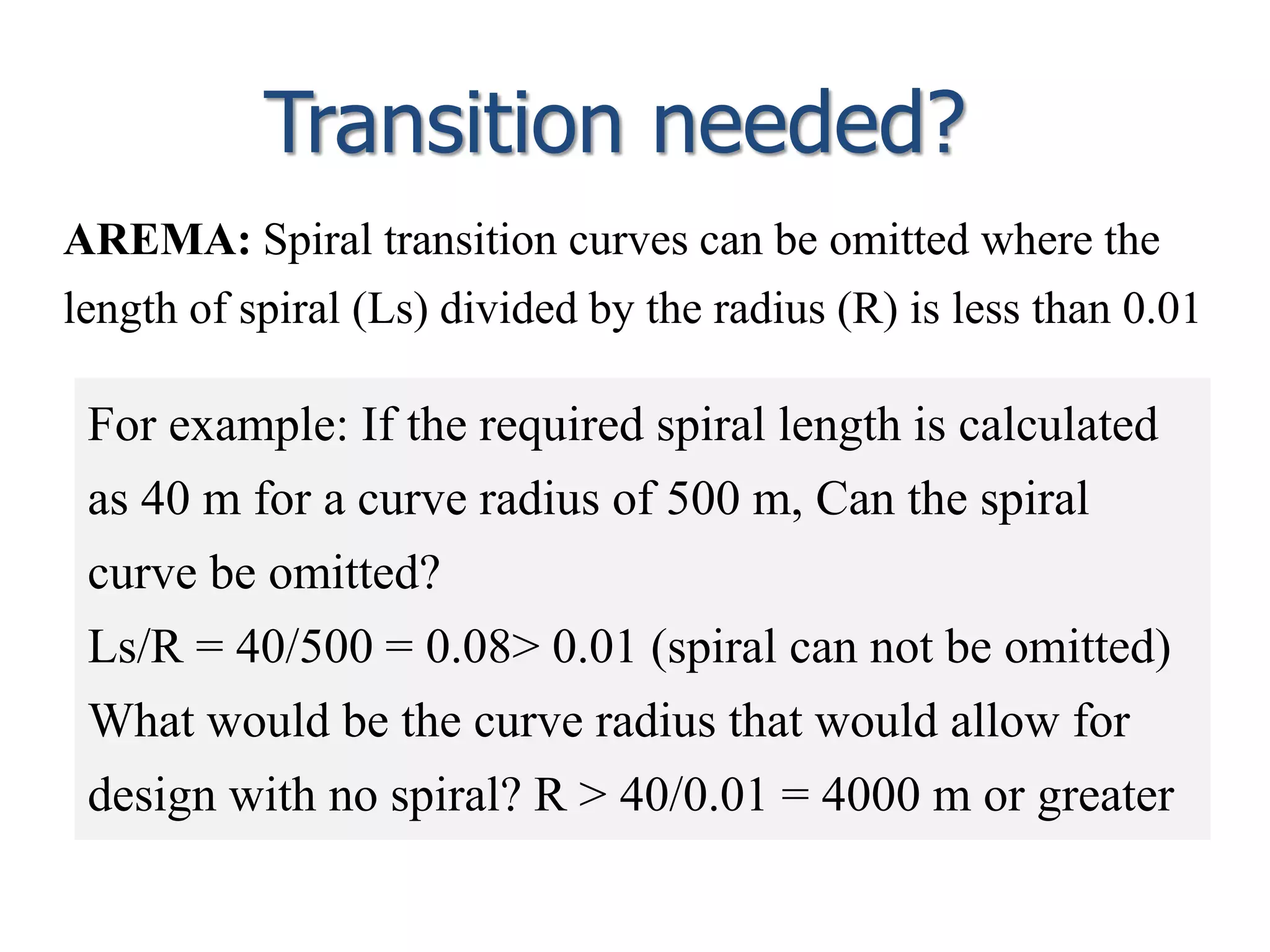 10 Geometric Design of Railway Track [Horizontal Alignment] (Railway ...