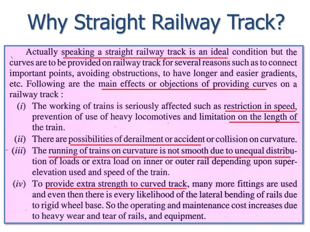 10 Geometric Design of Railway Track [Horizontal Alignment] (Railway ...