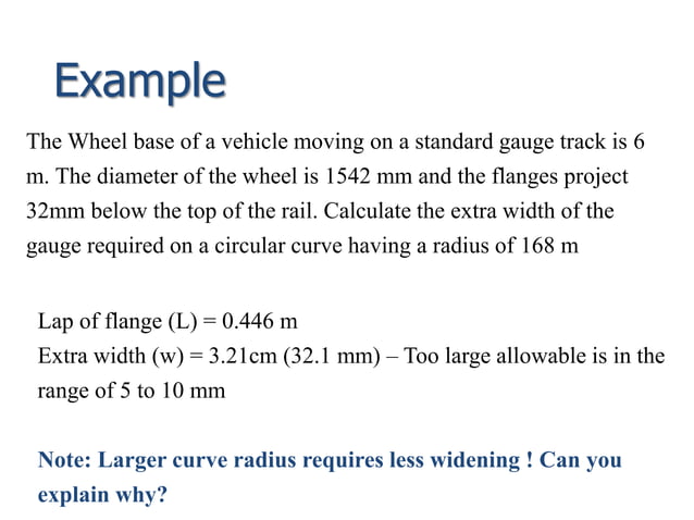 10 Geometric Design of Railway Track [Horizontal Alignment] (Railway ...