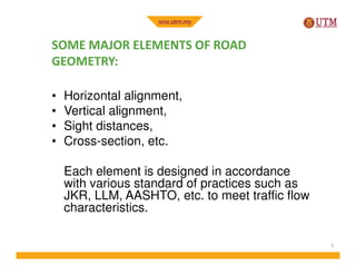 Highway Engineering - Geometric Design of Roads | PDF