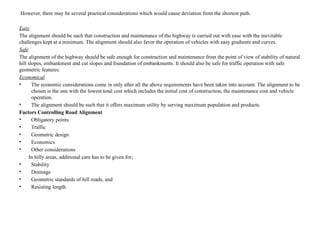 Comprehensive Guide to Highway Route Location and Road Alignment ...