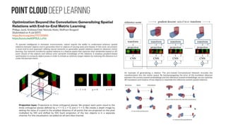 Graph structure as the “signal” for prediction
DeepGraph: Graph Structure Predicts
Network Growth
Cheng Li, Xiaoxiao Guo, Qiaozhu Mei
(Submitted on 20 Oct 2016)
https://arxiv.org/abs/1708.04675
“Extensive experiments on five large collections of real-world networks demonstrate that the
proposed prediction model significantly improves the effectiveness of existing methods,
including linear or nonlinear regressors that use hand-crafted features, graph kernels, and
competing deep learning methods.”
Graph descriptor vs. adjacency matrix.
We have described the process in
converting an adjacency matrix into our
graph descriptor, which is then passed
through a deep neural network for further
feature extraction. All computation in this
process is to obtain a more effective low-
level representation of the topological
structure information than the original
adjacency matrix.
First, isometric graphs could be
represented by many different adjacency
matrices, while our graph descriptor would
provide a unique representation for those
isometric graphs. The unique
representation simplifies the neural
network structures for network growth
prediction.
Second, our graph descriptor provides
similar representations for graphs with
similar structures. The similarity of graphs
is less preserved in adjacency matrix
representation. Such information loss
could cause great burden for deep neural
networks in growth prediction tasks.
Third, our graph descriptor is a universal
graph structure representation which
does not depend on vertex ordering or the
number of vertexes, while the adjacency
matrix is not.
The motivation in adopting Heat Kernel Signature (HKS) is its
theoretical proven properties in representing graphs: HKS is an intrinsic
and informative representation for graphs [31]. Intrinsicness means that
isomorphic graphs map to the same HKS representation, and
informativeness means if two graphs have the same HKS representation,
then they must be isomorphic graphs.
A meaningful future direction is to
integrate network structure with other
types of information, such as the content
of information cascades in the network. A
joint representation of multi-modal
information may maximize the
performance of particular prediction
tasks.
 