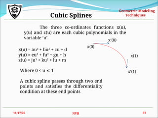 Geometric Modelling power point presentation | PPT