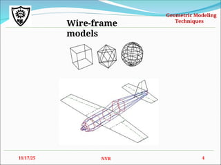 Geometric Modelling power point presentation | PPT