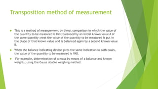 TYPES OF MEASUREMENTS | PDF