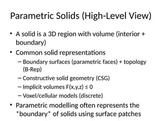 introduction to Geometric Modelling techniques.pptx