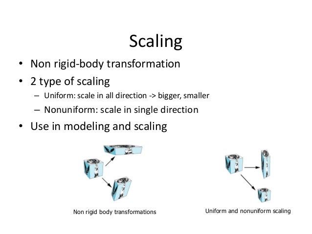 Geometric objects and transformations