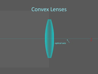 Convex Lenses



                       •
                       F
        optical axis
 