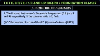 GEOMETRIC PROGRESSION.pptxjgjhkjhjkgjgjhgjgh | PPTX