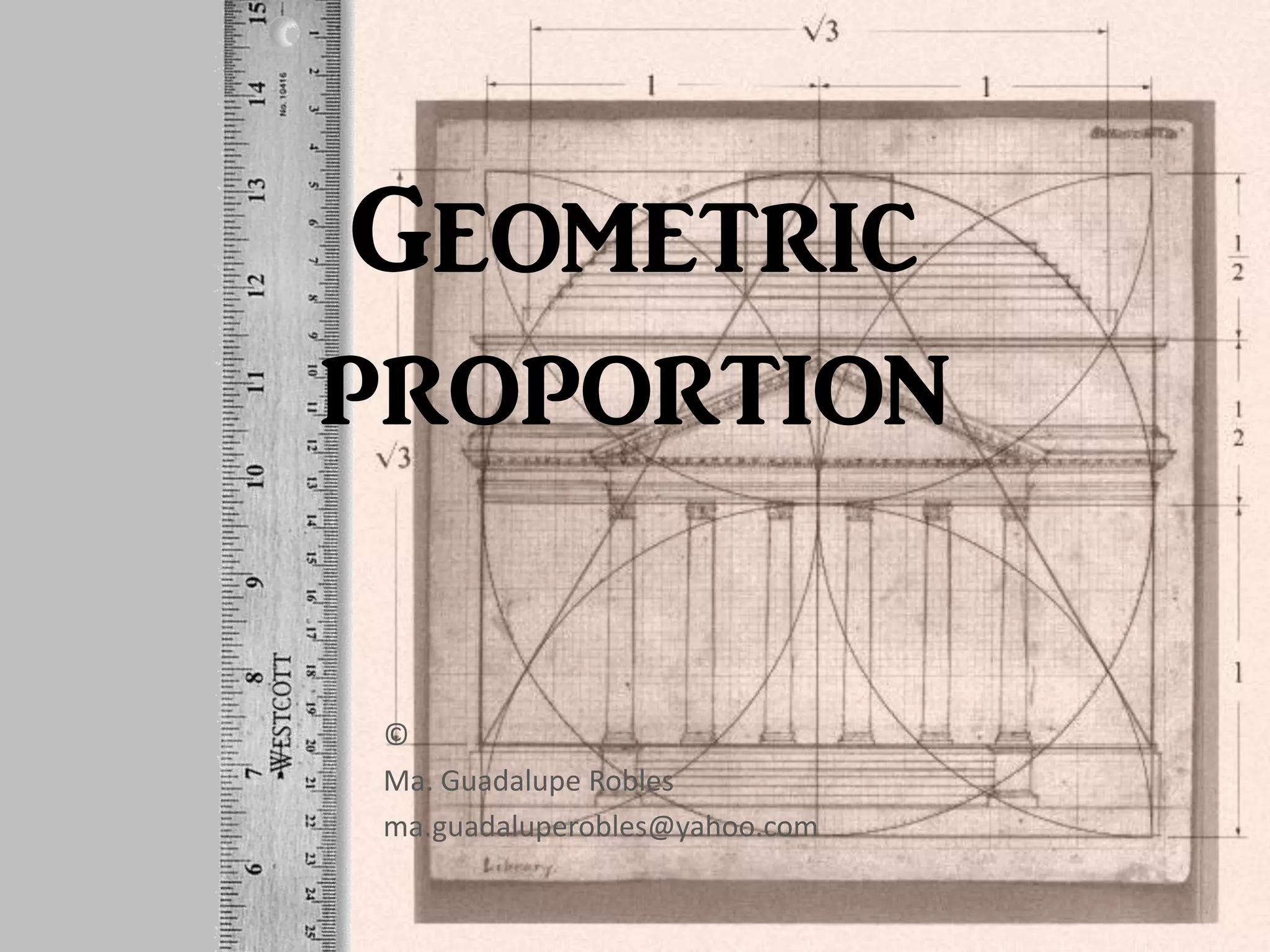 Geometric proportion and Laws of Proportion | PDF