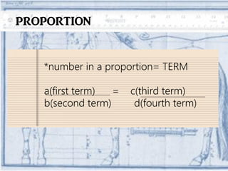 Geometric proportion and Laws of Proportion | PDF