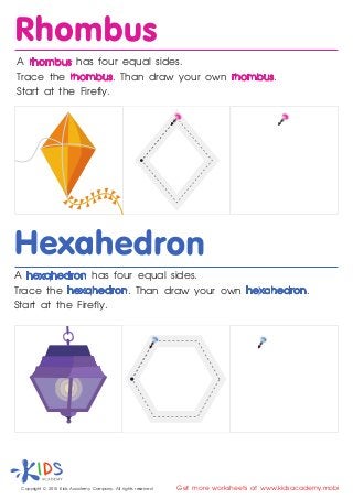 free printable geometric shapes worksheets for preschool