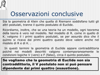 Geometrie non euclide | PPT