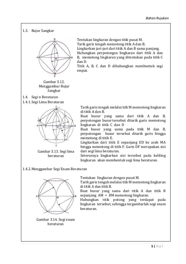 Geometri Gambar Teknik 5 3 Konstruksi Geometris