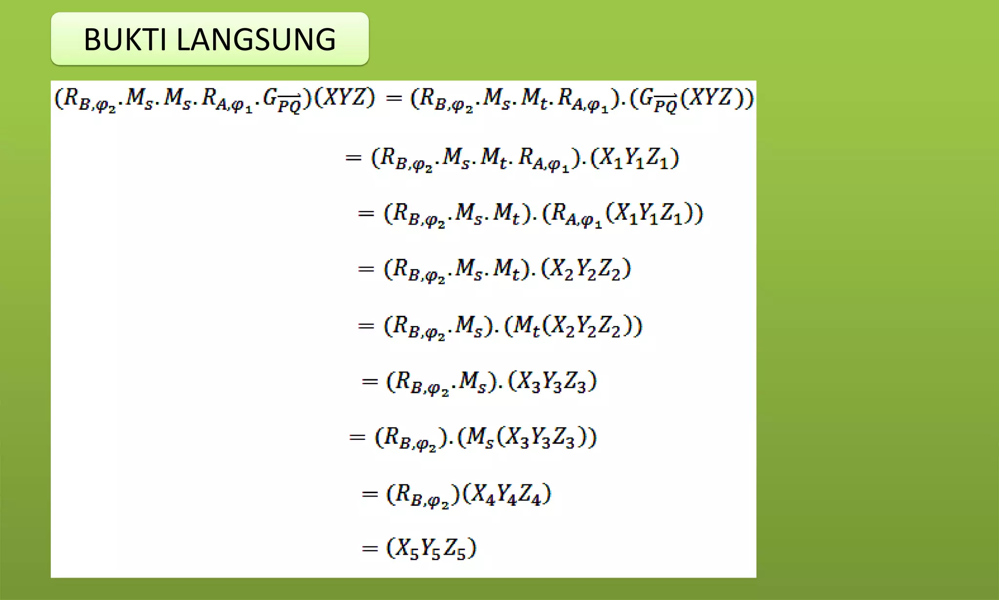 Tugas Geometri Transformasi Komposisi Isometri Dasar Kelompok 10 Pptx