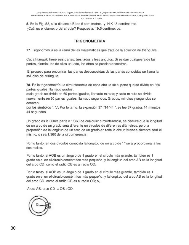 Geometria Y Trigonometria Aplicadas