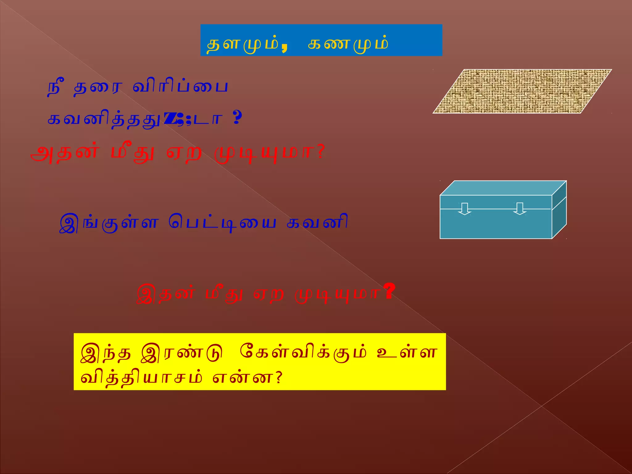 Geometry in Tamil language