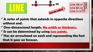 Line. Am Math Mathematics - GEOMETRY and its basic concepts.pptx
