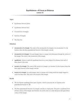 Geometry an interactive journey to mastery | PDF | Physics