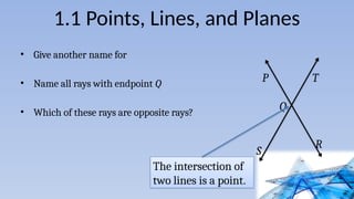 Comprehensive Introduction to Geometry: Points, Lines, Angles, and ...
