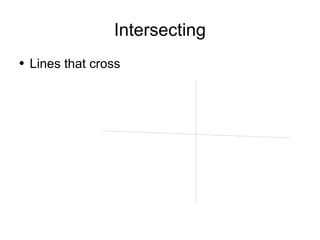 Intersecting Lines that cross 