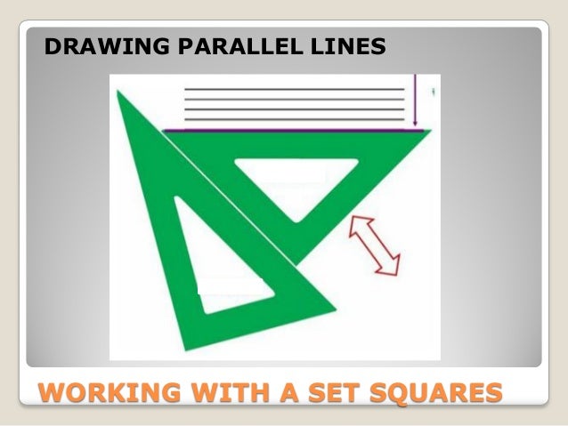 Drawing Parallel Lines With A Compass : Geometry basic definitions