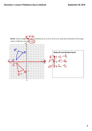 Geometry 1 lesson 5 rotations day 2