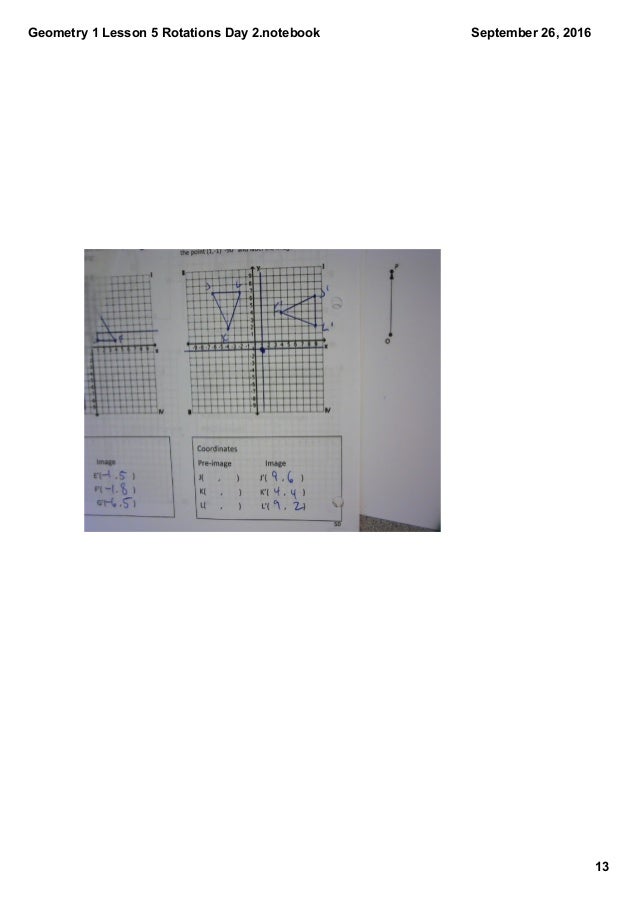 Geometry 1 lesson 5 rotations day 2