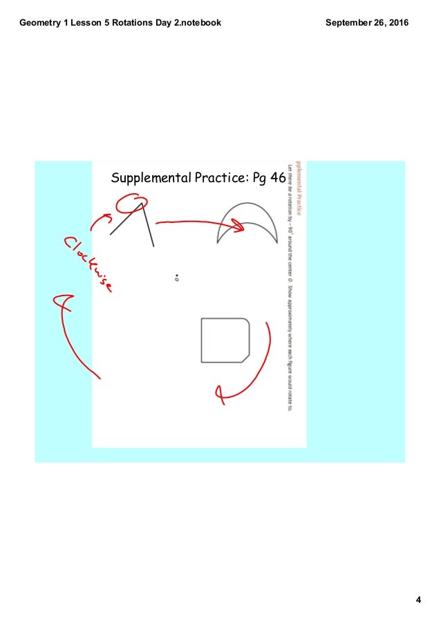 Geometry 1 lesson 5 rotations day 2