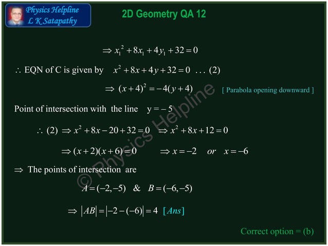 2D Geometry.12/ Image of point | PPTX