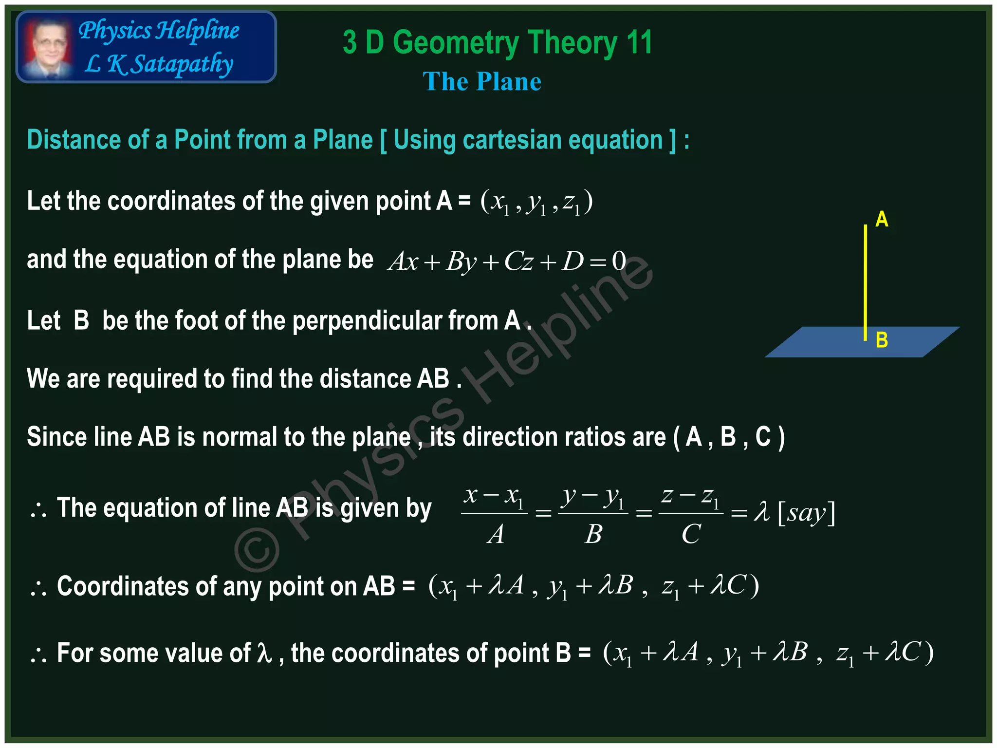 3D Geometry Theory 11 | PPT