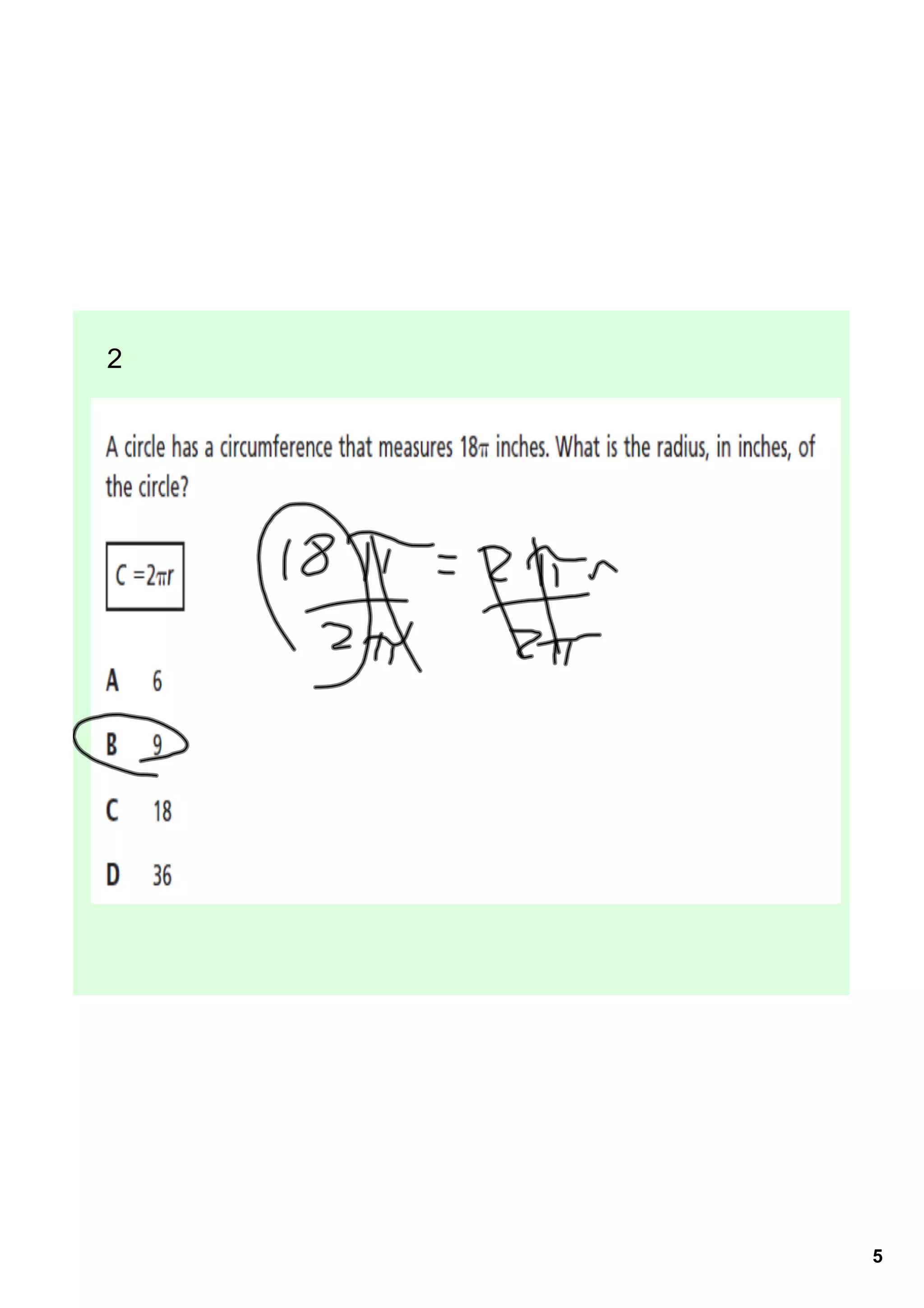 2    

    A    
    B    
    C    
    D    




            5
 