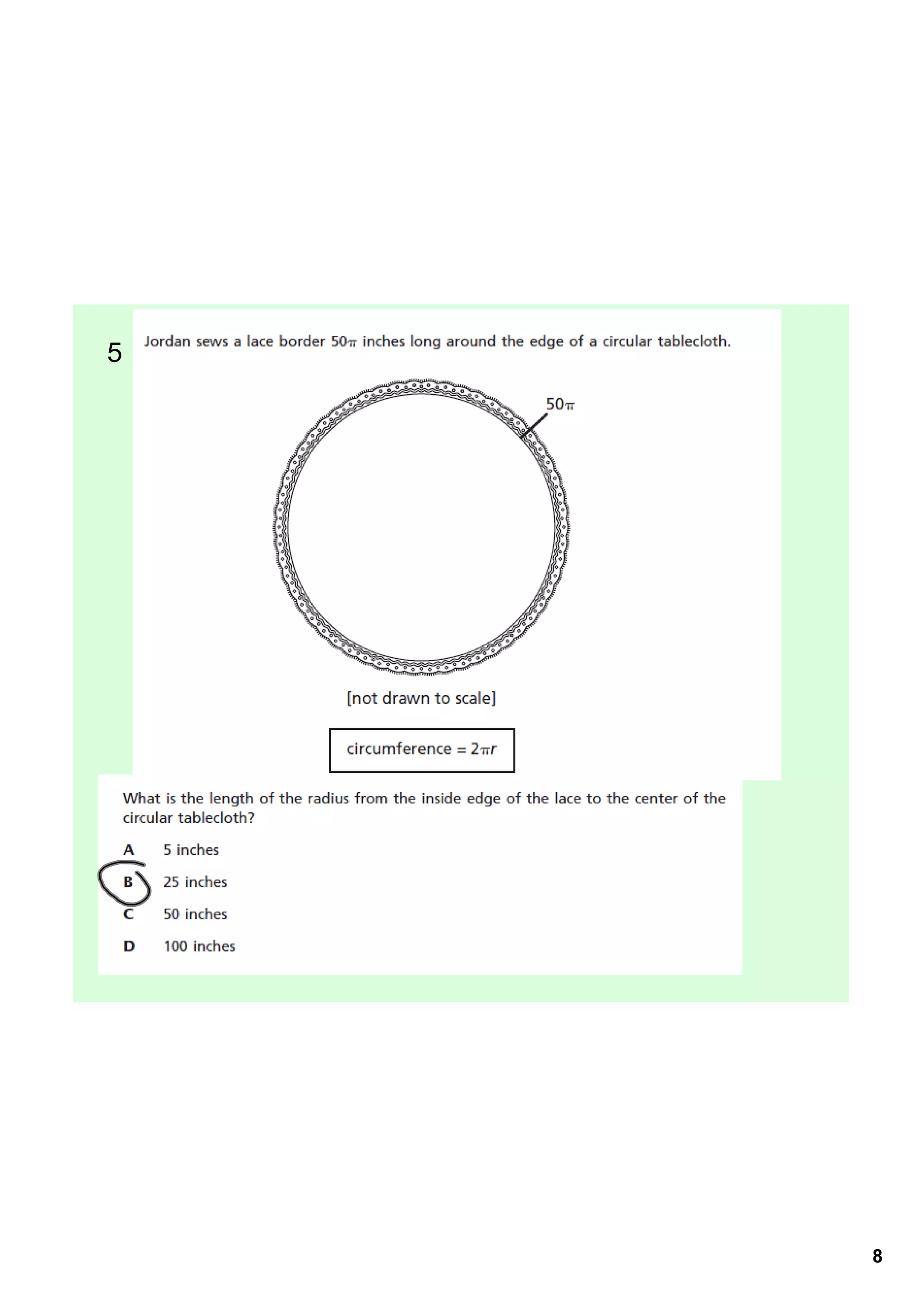 5    

    A    
    B    
    C    
    D    




            8
 