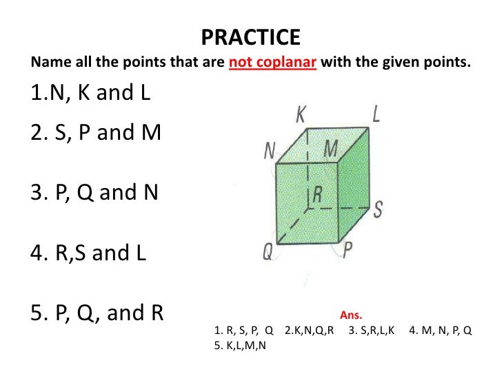 Worksheets Geometry In All Diagram And Name geometry points lines plane 14