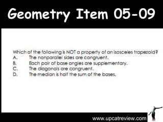 Geometry Item 05-09 www.upcatreview.com 