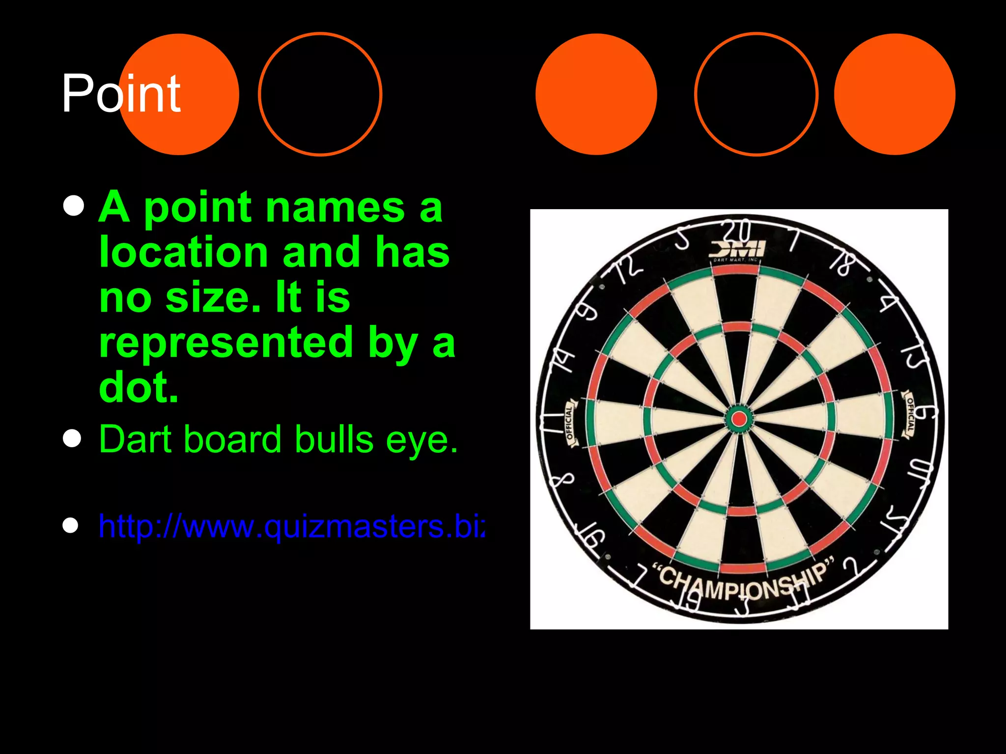Geometric Point Real World Example Point In Geometry In Real Life