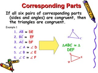 Corresponds Math Example Mathematics 8 geometry_notes_4_1-4_3.ppt
