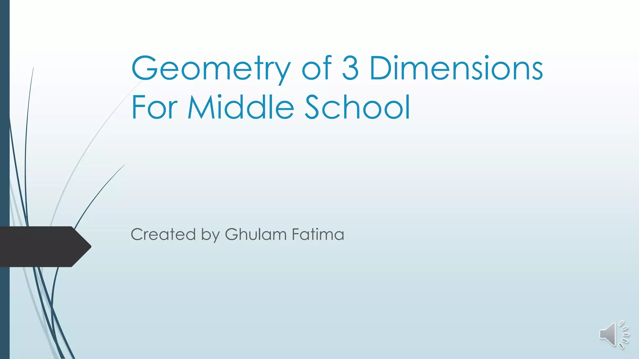 Geometry of 3 dimensions PPT