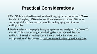 Geometry of the Radiographic Image | PPTX