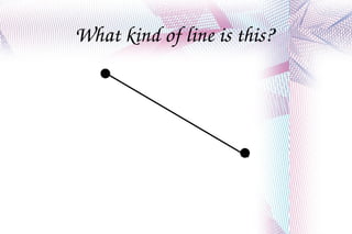 What kind of line is this? 