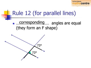 Geometry Review Lesson | PPTX