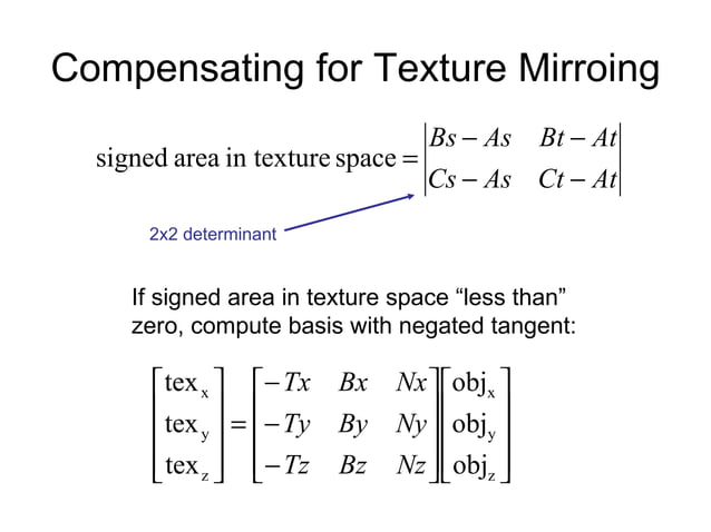 Geometry Shader-based Bump Mapping Setup | PPT