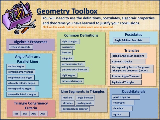 Geometry Toolbox Advanced Proofs 3
