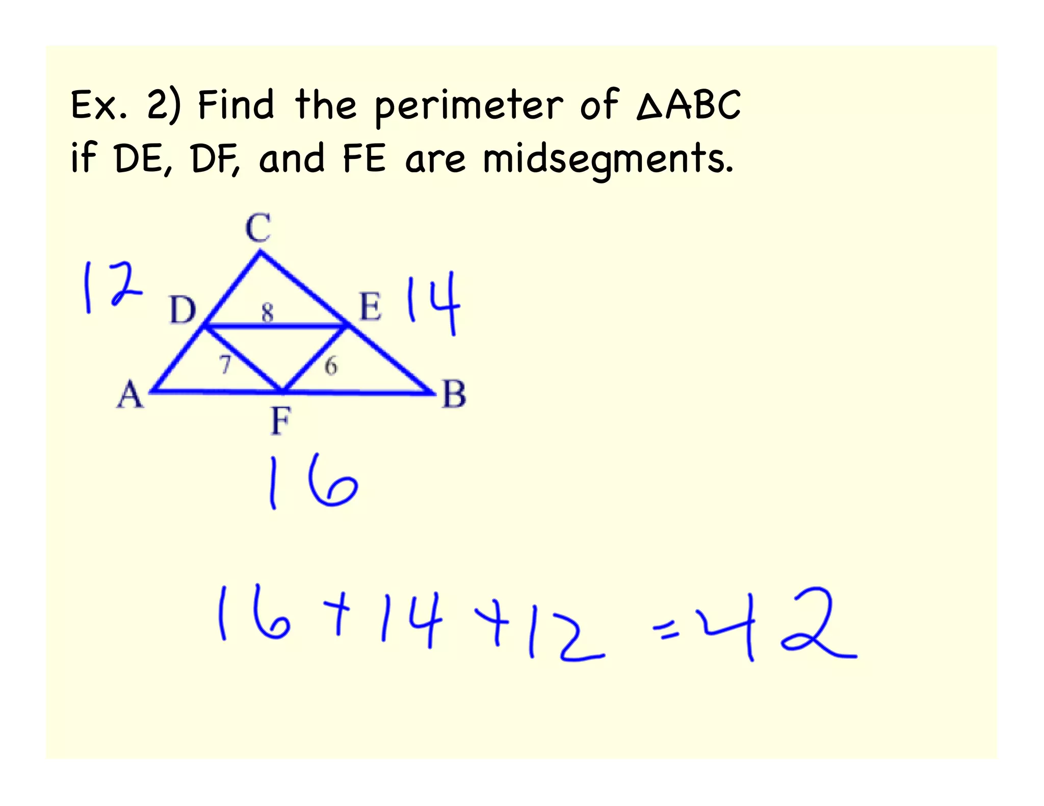 Geo midsegments | PDF