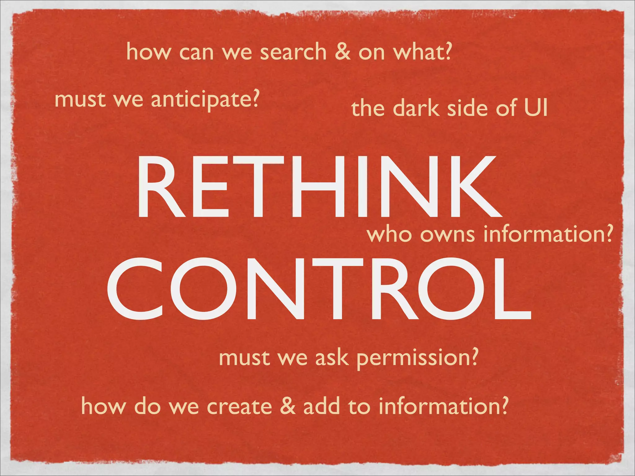 FluidDB presentation by Terry Jones to #geomob