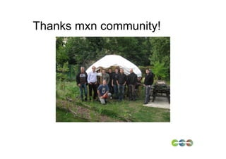 Thanks mxn community!
 