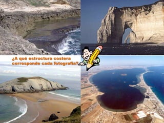 ¿A qué estructura costera
corresponde cada fotografía?
 