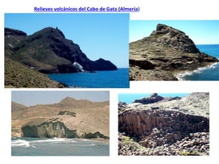 Relieves volcánicos del Cabo de Gata (Almería) 
 
