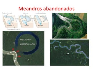 Meandros abandonados 
 