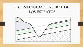 9. CONTINUIDAD LATERAL DE
LOS ESTRATOS
 